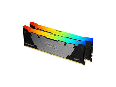 Kingston Technology FURY 32 GB 3600 MT/s DDR4 CL16 DIMM (sæt med 2) 1Gx8 Renegade RGB