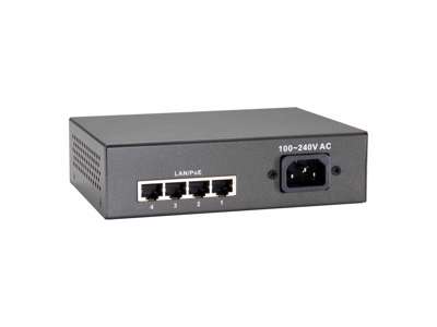 LevelOne FEP-0511W90 netværksswitch Fast Ethernet (10/100) Strøm over Ethernet (PoE) Grå