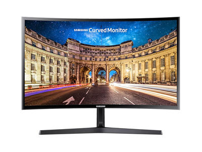 Samsung C24F396FHR computerskærm 61 cm (24") 1920 x 1080 pixel Fuld HD LED Sort