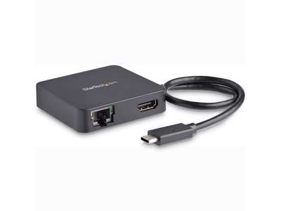 StarTech.com DKT30CHD dockingstation Ledningsført USB 3.2 Gen 1 (3.1 Gen 1) Type-C Sort