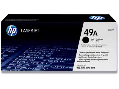 Toner, 49A, Black-sort, 2.500 sider, HP Q5949A