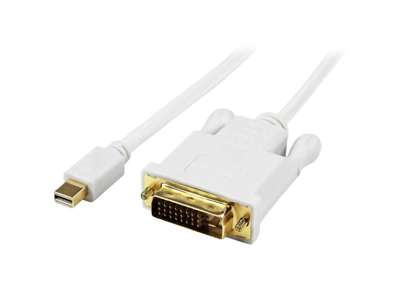 StarTech.com MDP2DVIMM3WS videokabel adapter 0,9 m Mini DisplayPort DVI-D Hvid