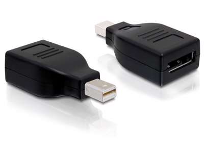 DeLOCK 65238 kabel kønsskifter mini Displayport 1.2 Displayport Sort