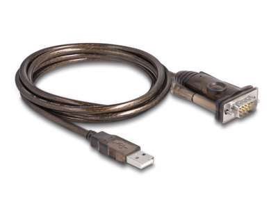 DeLOCK 62646 serielkabel Sort 1,5 m USB Type-A DB-9