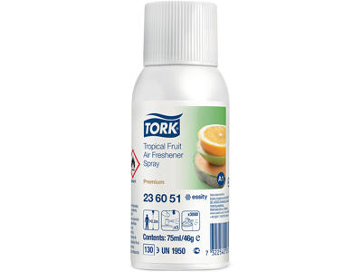 Duftspray, Tropisk frugt, Refill, 75 ml, 1 stk, Tork Premium A1