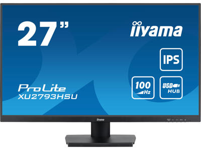 iiyama ProLite computerskærm 68,6 cm (27") 1920 x 1080 pixel Fuld HD LED Sort