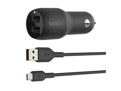 Belkin CCE002BT1MBK oplader til mobil enhed Universel Sort Cigartænder Automatisk