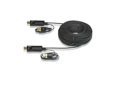 ATEN VE875 HDMI-kabel 100 m HDMI Type A (Standard) Sort