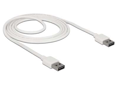 DeLOCK 85194 USB-kabel USB 2.0 2 m USB A Hvid