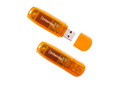 Intenso Rainbow Line 64GB Orange 2er USB-nøgle USB Type-A 2.0