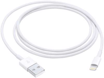 Apple MXLY2ZM/A Lightning kabel 1 m Hvid