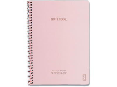 Notesblok, A5, Linjeret, Dusty Pink, Kozo Classic