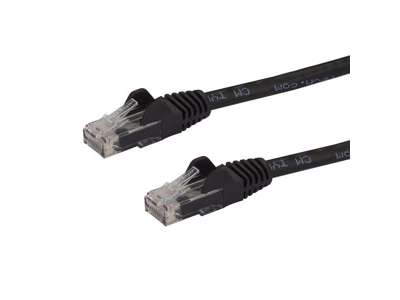 StarTech.com N6PATC3MBK netværkskabel Sort 3 m Cat6 U/UTP (UTP)