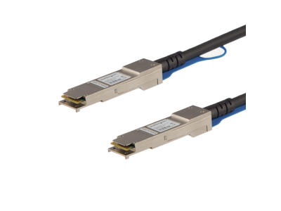 StarTech.com QSFP40GPC5M InfiniBand og fiberoptisk kabel 5 m QSFP+ Sort