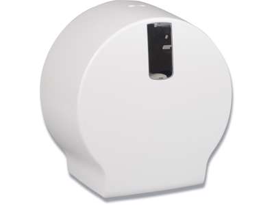 Toiletpapirdispenser, Til mini jumboruller, Udvendig oprulning, Hvid, White Classic Mini