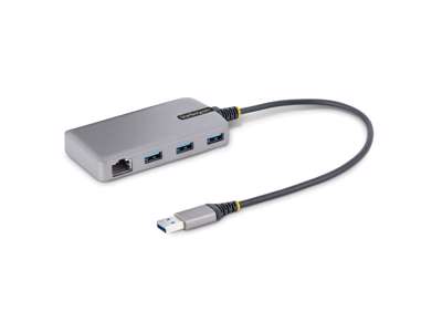 StarTech.com 5G3AGBB-USB-A-HUB dockingstation Ledningsført USB 3.2 Gen 1 (3.1 Gen 1) Type-A Grå