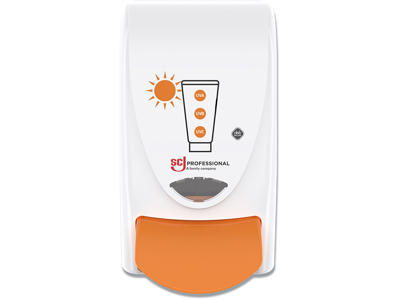 Dispenser, Til solcreme, Trykknap, 1000 ml refill, SCJ Professional Sun Protect