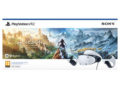 Sony PlayStation VR2 Horizon Call of the Mountain Bundle Dedikeret hovedmonteret skærm 560 g Sort, Hvid