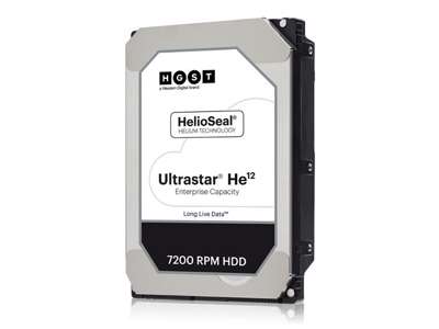 Western Digital Ultrastar He12 harddisk 12 TB 7200 rpm 256 MB 3.5" SAS