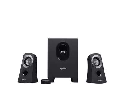 Logitech Z313 2.1 Speaker System, Black