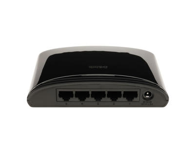 D-Link DES-1005D Ikke administreret Fast Ethernet (10/100) Sort