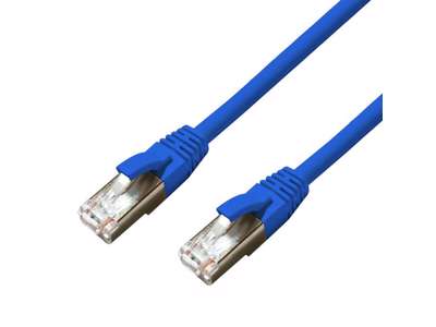 Microconnect MC-SFTP6A01B netværkskabel Blå 1 m Cat6a S/FTP (S-STP)