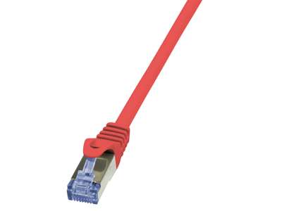 LogiLink 0.25m Cat.6A 10G S/FTP netværkskabel Rød 0,25 m Cat6a S/FTP (S-STP)