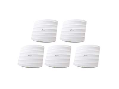 TP-Link Omada EAP245(5-PACK) WLAN adgangspunkt 1750 Mbit/s Hvid Strøm over Ethernet (PoE)