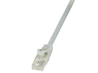 LogiLink 3m Cat.6 U/UTP RJ45 netværkskabel Grå Cat6 U/UTP (UTP)