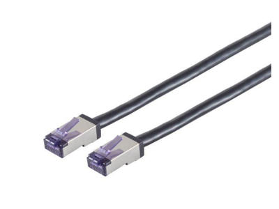 Lanview LVN-CAT6A-FLEX-25CM netværkskabel Sort 0,25 m S/FTP (S-STP)