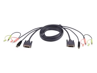 ATEN 2L-7D05U KVM-kabel Sort 5 m