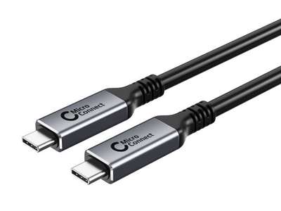 Microconnect USB3.2CC5 USB-kabel USB 3.2 Gen 2 (3.1 Gen 2) 5 m USB C Sort