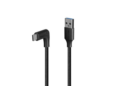 Lindy 32013 USB-kabel USB 3.2 Gen 2 (3.1 Gen 2) 1 m USB A USB C Sort