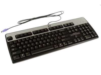 HP 701428-081 tastatur PS/2 QWERTY Dansk Sort