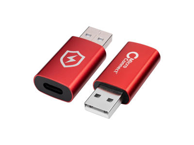 Microconnect MC-ACADAP-SC kabel kønsskifter USB A USB C Rød