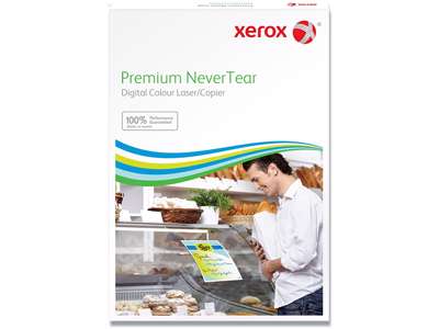 Kopipapir - hvidt, A4, 100 ark/pakken, 95 micron, Xerox Premium NeverTear Light Frost