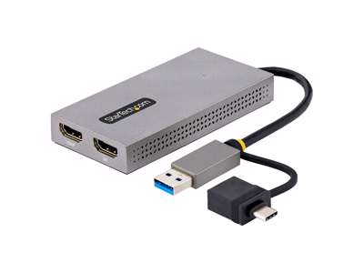 StarTech.com 107B-USB-HDMI USB grafisk adapter 3840 x 2160 pixel Grå