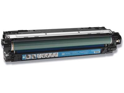 Toner, 307A, Cyan-blå, 7.300 sider, HP CE741A