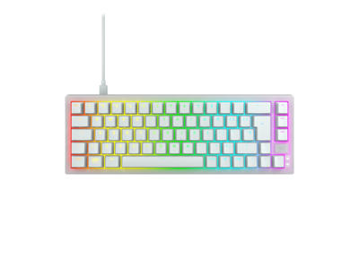 CHERRY K5V2 Compact tastatur Spil USB QWERTY Nordisk Hvid