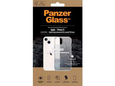 Cover, iPhone 13/13 Pro, Case, Transparant, PanzerGlass Antibacterial - HardCase 