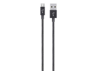 Belkin USB A - Micro-USB, 1.2m USB-kabel 1,2 m Micro-USB A Sort