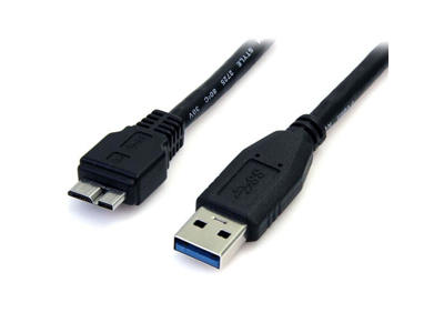 StarTech.com USB3AUB50CMB USB-kabel USB 3.2 Gen 1 (3.1 Gen 1) 0,5 m USB A Micro-USB B Sort