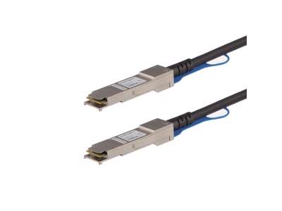 StarTech.com QSFP40GPC3M InfiniBand og fiberoptisk kabel 3 m QSFP+ Sort