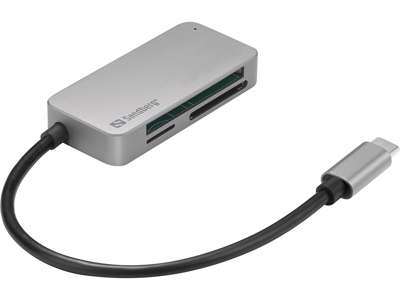 Sandberg 136-38 kortlæser USB 3.2 Gen 1 (3.1 Gen 1) Type-C Sort