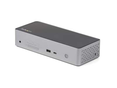 StarTech.com DK31C4DPPDUE dockingstation Ledningsført USB 3.2 Gen 2 (3.1 Gen 2) Type-C Sort, Grå