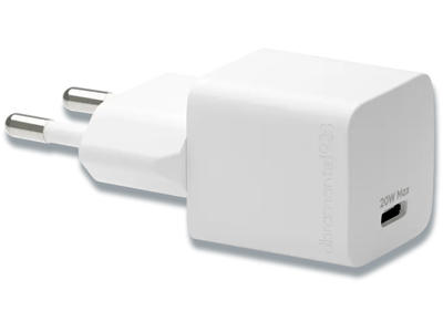 Wall Charger, GaN - USB-C 20W EU, White, dbramante1928 Re-charge