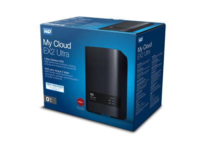 Western Digital My Cloud EX2 Ultra NAS Desktop Marvell Armada 385 1 GB DDR3 My Cloud OS Sort