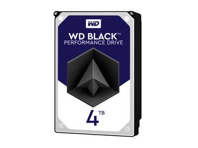 Western Digital Black harddisk 4 TB 7200 rpm 256 MB 3.5" Serial ATA III