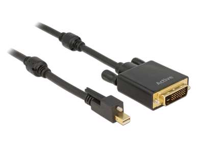 DeLOCK 83726 videokabel adapter 2 m Mini DisplayPort DVI Sort