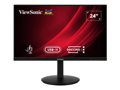 Viewsonic VG Series VG2409U-2 computerskærm 60,5 cm (23.8") 1920 x 1080 pixel Fuld HD LED Sort